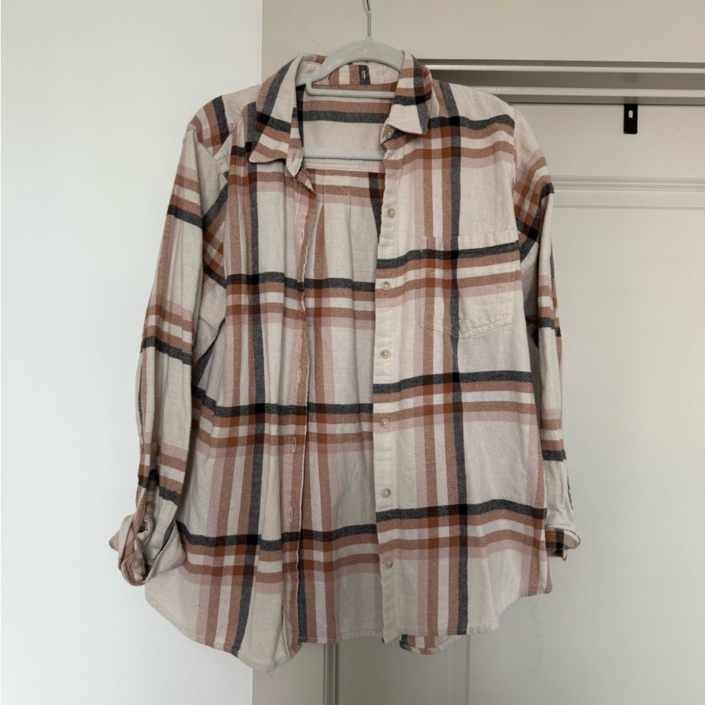 Sonoma Plaid Flannel Shirt